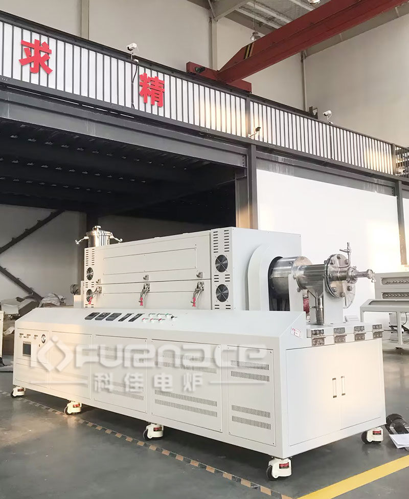 KJ-TX1000-L150CK3W傾斜旋轉(zhuǎn)管式爐實拍圖